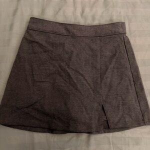 Hollister Charcoal Ultra High-Rise Skirt